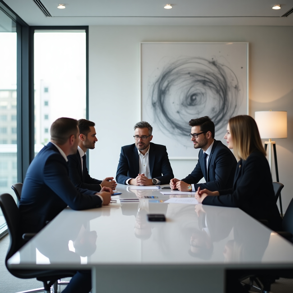 Деловая встреча аудиторов